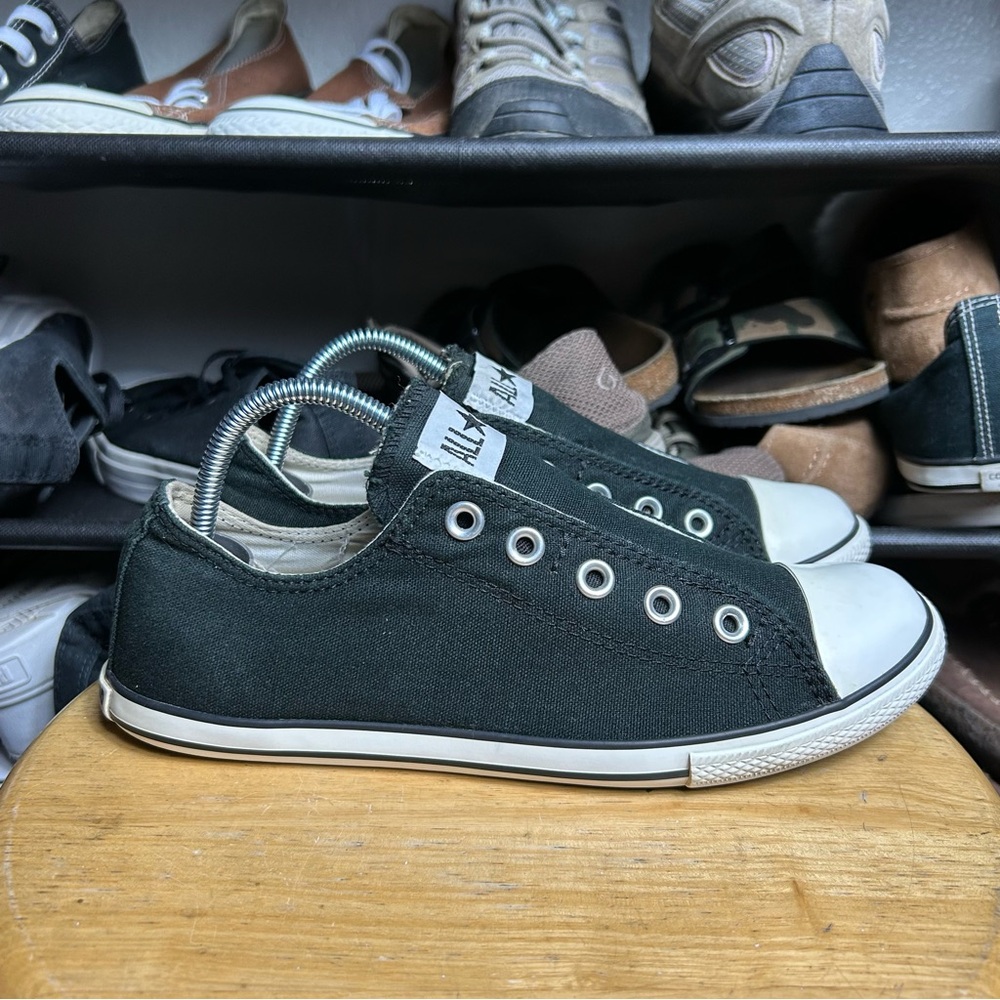 Converse ctas low slim slip on black